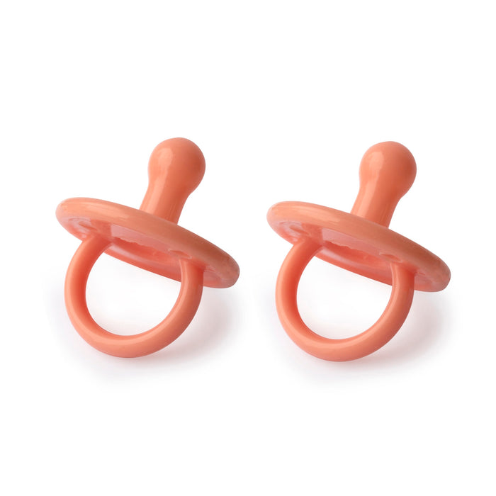 Ciuccio in silicone 2 pk., 0-36 mesi - corallo