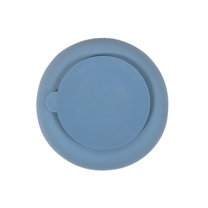 Piatto di silicone, pacchetto 2 - blu in polvere