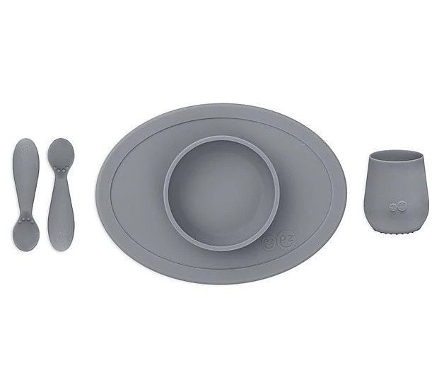 Set da pranzo in silicone - Grigio