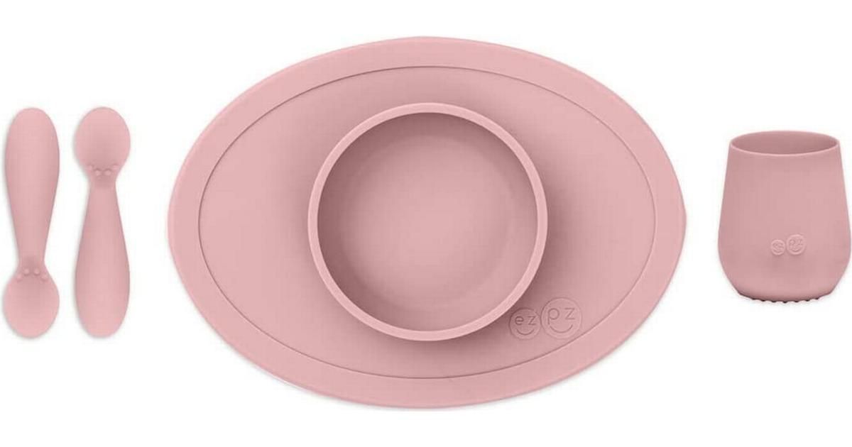 Set da pranzo in silicone - Rosa