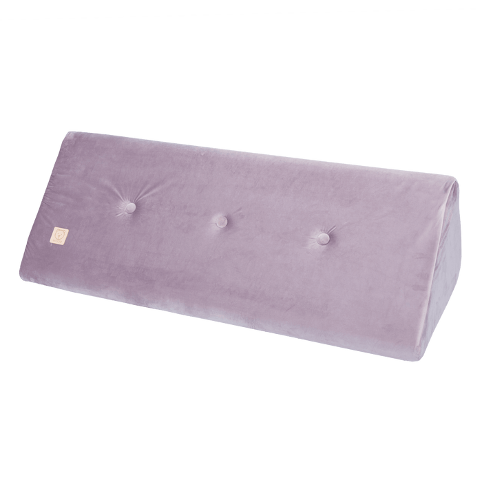 Support Cushion - viola, velluto (120x50x36cm)