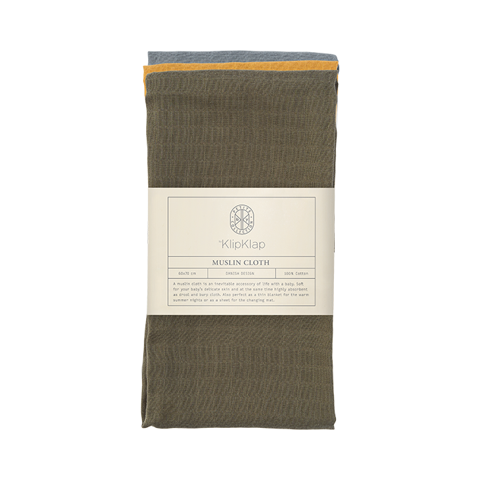 Muslino, 3 pacchetto (Dusty Blue / Army Green / Ocher)