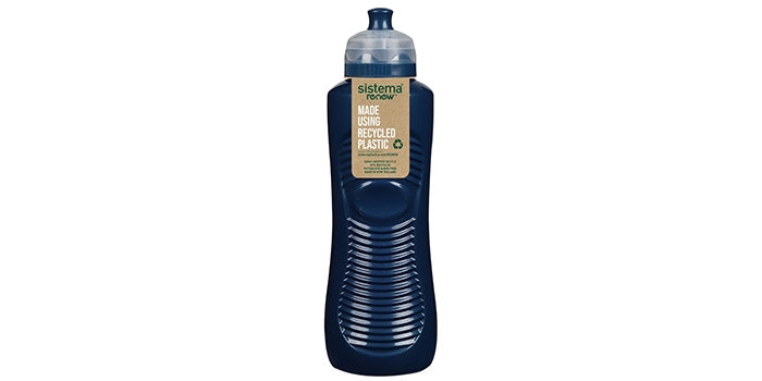 Bere bottiglia con & quot; twist ´n sip & quot; coperchio, blu - 800 ml.