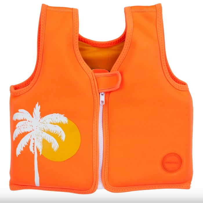 Life Jacket, Desert Palms - Neon Pomelo (2-3 anni)