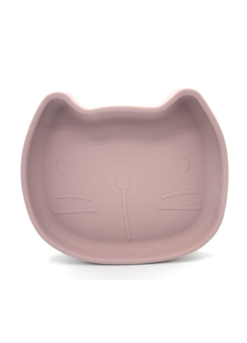 Piatto di silicone, gatto - Pink polveroso