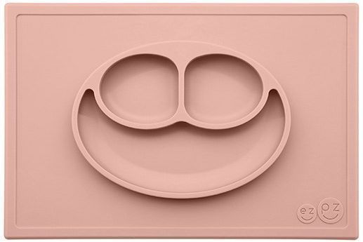 Piastra con compartimenti in silicone - polveroso rosa