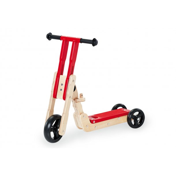 COMBI Scooter / Triciccle, Theo - Natural / Red