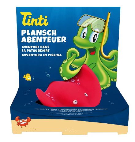 Animali divertenti (inclusi 3 colori dell'acqua da bagno)