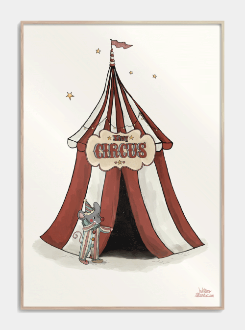 Poster per bambini Tiny Circus, S (29,7x42, A3)