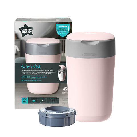 Twist & amp; Fare clic su Diaper Bucket - Pink