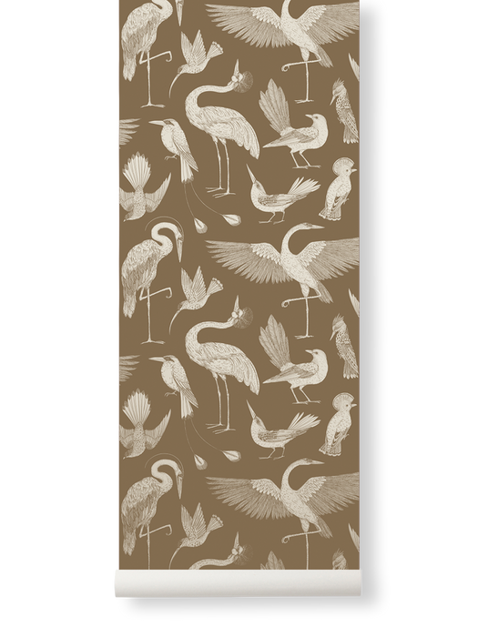 Katie Scott Wallpaper - Birds - Sugar Rug