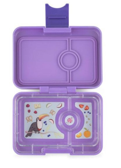 Yumbox Lunch Box, Minisnack (3 scomparti) - Purple sognante (consegna: settimana 6)