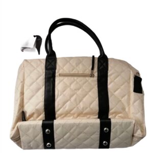 Pusselväska, ljusbeige